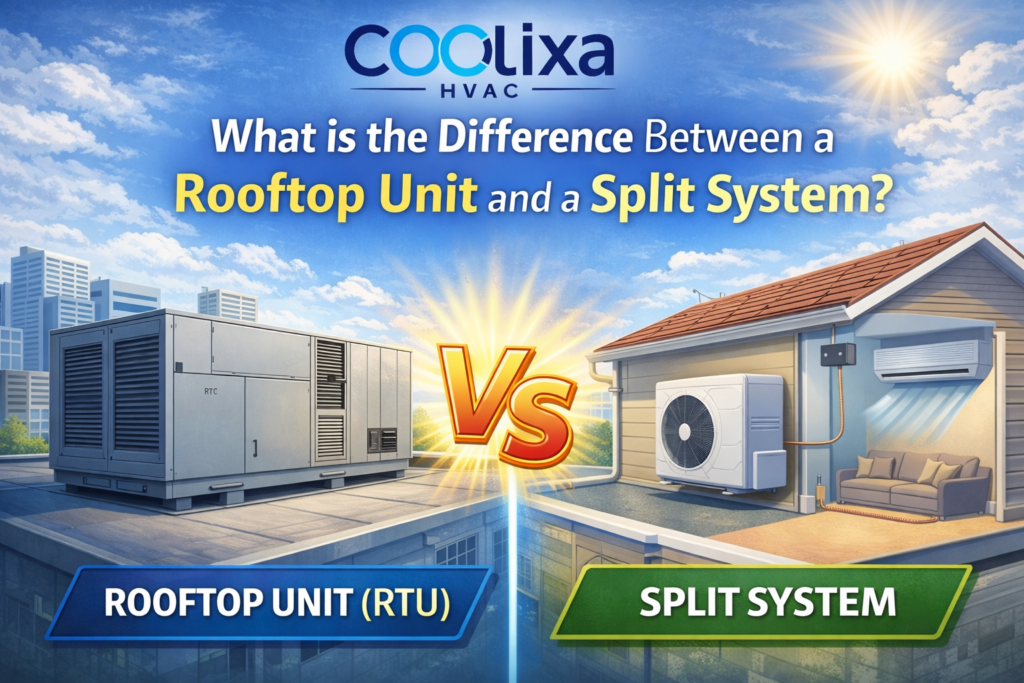 What is the Difference Between a Rooftop Unit and a Split System?