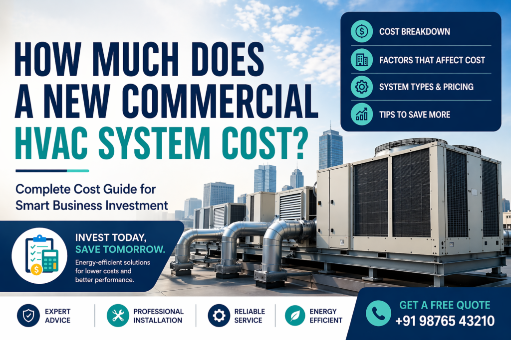 How Much Does A New Commercial HVAC System Cost?
